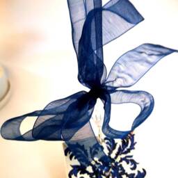 Christmas Set - Three Ornaments Of Portuguese Tile Replica. Blue, Black, Turquoise & Orange Colors - thumbnail 3