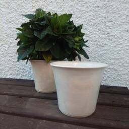 Indoor Plant Pot, Handmade Ceramic Planter, Garden Decor Gift For Gardener Lovers Christmas Gift - thumbnail 3