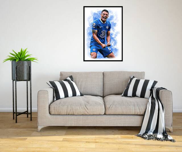 Thiago Silva 2022/23 Digital Art Print - On Foamex Board Or Photo Paper - image 1