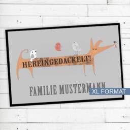 "Doormat ""Hereingedackelt" - thumbnail 1