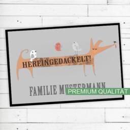"Doormat ""Hereingedackelt" - thumbnail 3