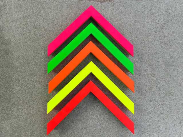 Handmade Chunky Neon Picture Frame - Vibrant Photo & Poster Frames - image 1