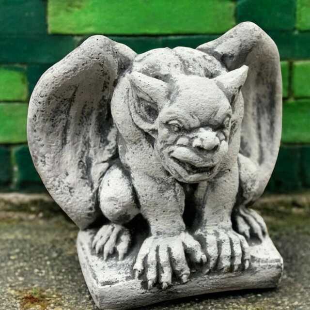 Handcrafted Gargoyle Statue Concrete Guardian Ornament Outdoor Monster Figurine Cement Lawn Art Gothic Lover Gift - image 1