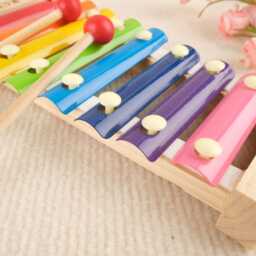 Personalized Wooden Xylophone, Montessori Toys, Baby 1st Birthday Gifts, Carved Musical Instruments, Shower Gifts - thumbnail 3