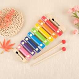 Personalized Wooden Xylophone, Montessori Toys, Baby 1st Birthday Gifts, Carved Musical Instruments, Shower Gifts - thumbnail 2