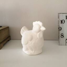 Ceramic Hen Cash Box, Ready To Paint, Bisque, Coin Bank, Piggy Banks, Figurine, Paintable Ceramics, Diy Project, U-Paint Toy - thumbnail 3