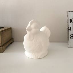 Ceramic Hen Cash Box, Ready To Paint, Bisque, Coin Bank, Piggy Banks, Figurine, Paintable Ceramics, Diy Project, U-Paint Toy - thumbnail 2
