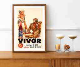 Reprint Of 1940S French Soda Poster - thumbnail 1
