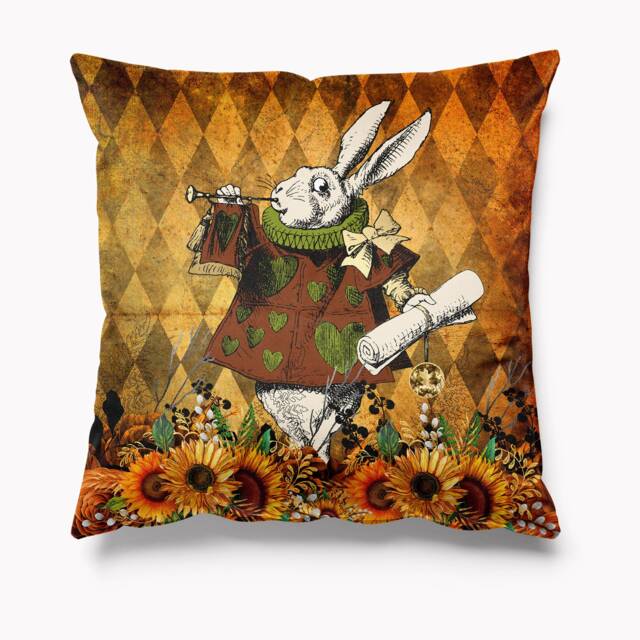 Alice in Wonderland Cushion Velvet 18 - image 1