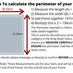 Made To Measure Wooden Frames - Traditional - Important- Read Description Box Before Ordering-The Perimeter Is All 4 Sides Added Together - thumbnail 2