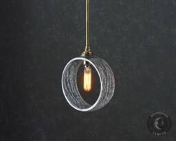 The Arvin - Elegant Glass Ring Hanging Pendant Bar Light - thumbnail 1
