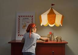 Circus Lamp. Yellow