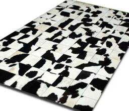 Cowhide Patchwork Rug. Directly From Factory. Handmade. Choose Your Own Design & Size. Peau De Vache. Cow Skin - thumbnail 3