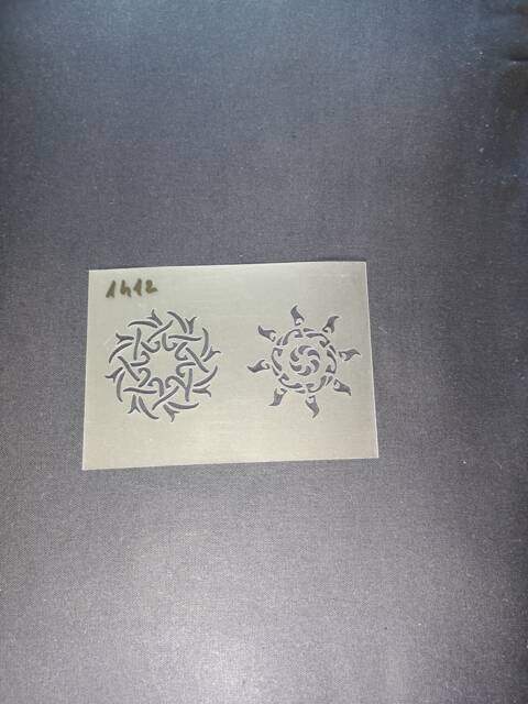 Sun Stencil, Flexible, Reusable, 125Micron, Wall Decor, Home Decor, Furniture Painting, Card Making, Craft Stencils, Wood Sign, Fabric Paint, Art - image 1