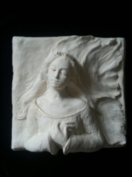 Angel Of Light - Sculpture Plaque - Lisa Azzano Sculptures - thumbnail 1