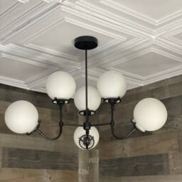 Yunus Modern Sputnik 6 Light Inch Globe Mid Century Industrial Chandelier - thumbnail 4