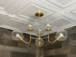 Yunus Modern Sputnik 6 Light Inch Globe Mid Century Industrial Chandelier