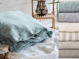 Linen Duvet Cover - Queen, King, Double, Full, Twin Sizes Custom Comforter Washed Natural Bedding - thumbnail 1