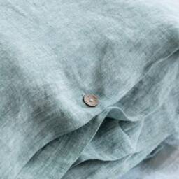 Linen Duvet Cover - Queen, King, Double, Full, Twin Sizes Custom Comforter Washed Natural Bedding - thumbnail 2