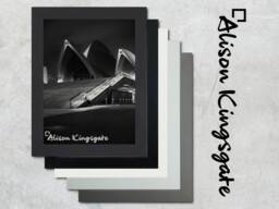 A4 A5 A1 A3 A2 Colourful Picture Frames, Trendy Wall Art Photo Frame Gift For Family, Modern Style Black White Gray Poster - thumbnail 1