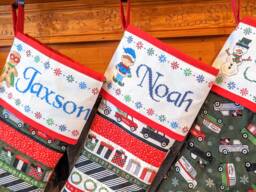 2026 Pre-Order Personalization For Your Stocking - Cross Stitch/Embroidery Cuff Detail Only - Custom Stitch Christmas - thumbnail 1