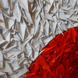 1000 Origami Cranes Flag Of Japan - thumbnail 3