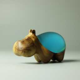 Duo Hippopotamus Sculpture - 28 - thumbnail 2