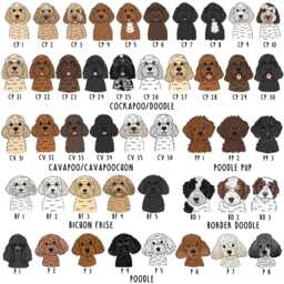Personalised Dog Dad Cushion Cover With Dog On, Lover Gift For Him, Breed Cushion, Cockapoo, Christmas Gift Dad - thumbnail 3