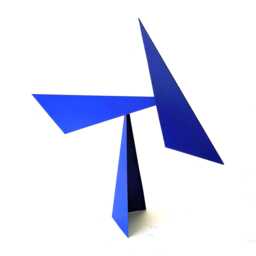 Blue Acuti Standing Mobile Kinetic Sculpture - thumbnail 2