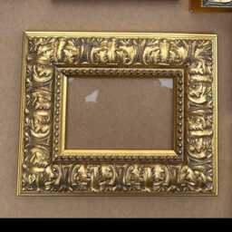 Ornate Gold Leaf Embossed Wood Picture Frame - thumbnail 2