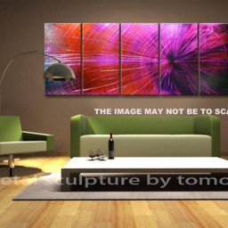 Abstract Metal Wall Sculpture, Modern Home Decor By Tomouk - thumbnail 4