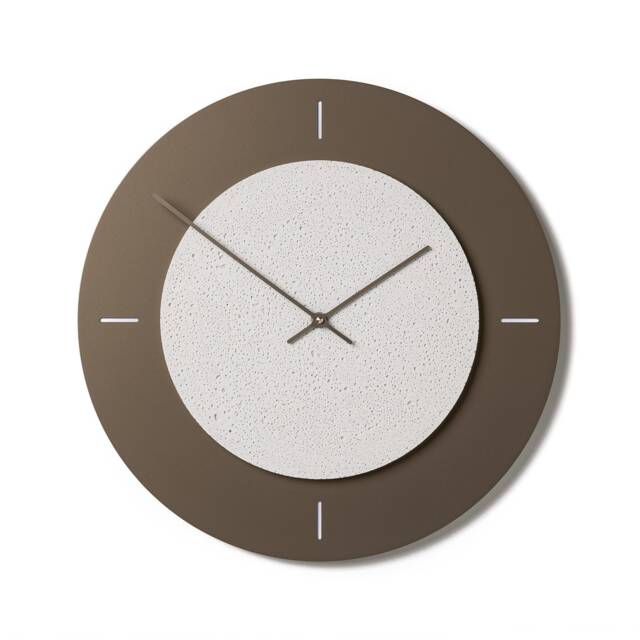 Metal-Concrete Wall Clock 17, 4 - image 1