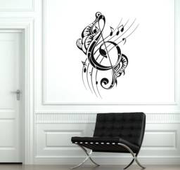 Musical Vinyl Wall Decal Notes Music Cool Modern Guaranteed Quality Decor Stickers Mural - #2038Di - thumbnail 1