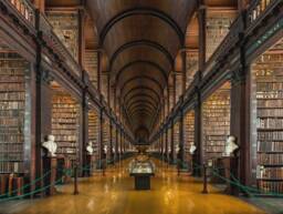 Library Wall Decor Removable Wallpaper Books Library For Livingroom Office Art Old Removable Self Adhesive - thumbnail 1