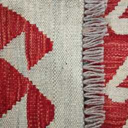 Classic Runner Rug, Handmade Artisan Afghan Turkish Scandinavian Navajo Bohemian Wool Flatweave Multicolour Kilim Rug 203x62 cm - thumbnail 3