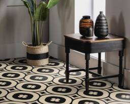 Modern Rings Vinyl Flooring, Black Baby Shower Ideas, Beige Homecoming Proposal Circles Aesthetic Room Decor, Retro Floor Art
