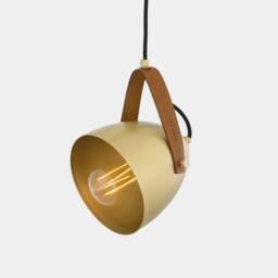 Southwark Pendant With Rescued Fire-Hose Strap 6.5