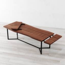 Infinity Extendable American Walnut Dining Table