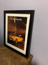 Mgb Original 1974 Framed Original Advertising Wall Art Print, Perfect Christmas Or Birthday Gift, Display Home Office, Man Cave - A31 - thumbnail 1