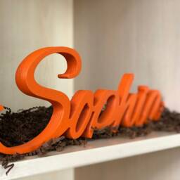 standing Painted Or Glittered Name Sign, Name Decor For Teen Nursery, Newborn Gift Idea, Custom Birthday Prom, Sweet 16 - thumbnail 3