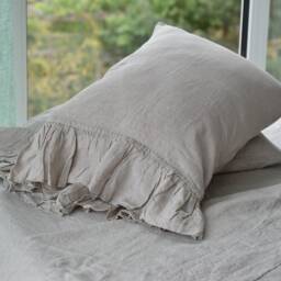 Linen Sheet Set/Sheets Queen King 100% Linen Bedding Sheet Set/ Shabby Chic Farmhouse - thumbnail 4