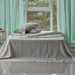 Linen Sheet Set/Sheets Queen King 100% Linen Bedding Sheet Set/ Shabby Chic Farmhouse - thumbnail 2