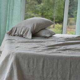 Linen Sheet Set/Sheets Queen King 100% Linen Bedding Sheet Set/ Shabby Chic Farmhouse - thumbnail 3