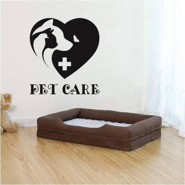 Vets Pet Care Self Adhesive Vinyl Wall Art, Decal, Transfer, Mural, Interior Or Exterior Use - 32 Colours, 5 Sizes, Home Decor 1018 - image 1