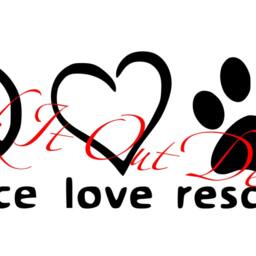 Peace Love Rescue With Symbol, Heart, & Paw Print Vinyl Decal For Car, Computer, Home Or Office ....e00183 - thumbnail 3