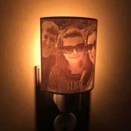 Personalized Portrait Night Light, Custom Family Photo Gift, Memorial Gift For Loss Of Mother, Valentines Grandma, Personalized - thumbnail 2