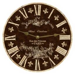 Paris Themed Clock - Toile Clock - thumbnail 1