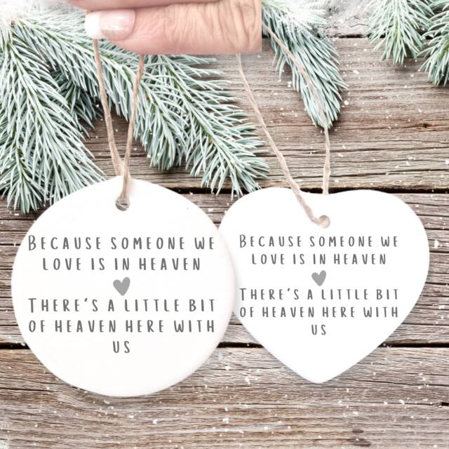 Memorial Gift, Rememberance Ceramic Ornament, Memory Bereavement Grief Personalised Mugs - image 1