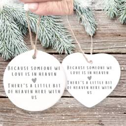 Memorial Gift, Rememberance Ceramic Ornament, Memory Bereavement Grief Personalised Mugs