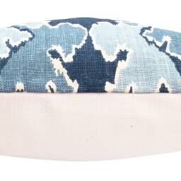 Lee Jofa Kelly Wearstler Bengal Bazaar Teal Ikat Linen Pillow Cover - Only 4 Left - thumbnail 2